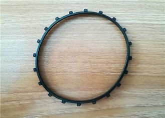 Wasserdichte runde Gummisilikon-Ringe fertigen schwarze Dichtung kundenspezifisch an