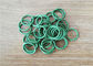 Grüne FKM-Gummio-ring Dichtungs-Verschleißfestigkeit kundengebundene Größe für Industrie