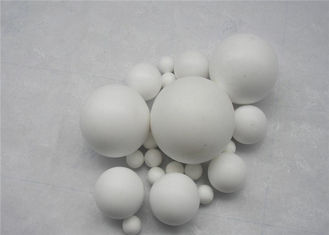 Der weiße Plastik, der geformt wird, zerteilt den Teflon/feste Plastikbälle Ptfe gefärbt besonders angefertigt