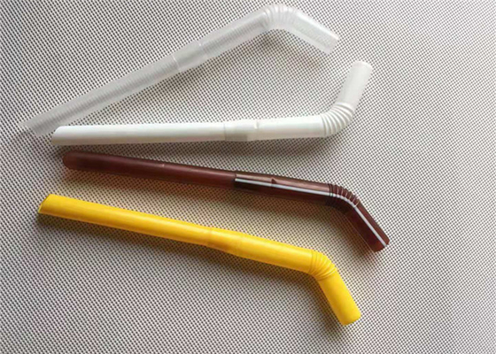 Bunte Polypropylen-Trinkhalm-Sondergröße-flexible Plastikstrohe