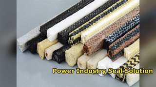 Elektrische Stromdichtung mit Aramidfaserverpackung